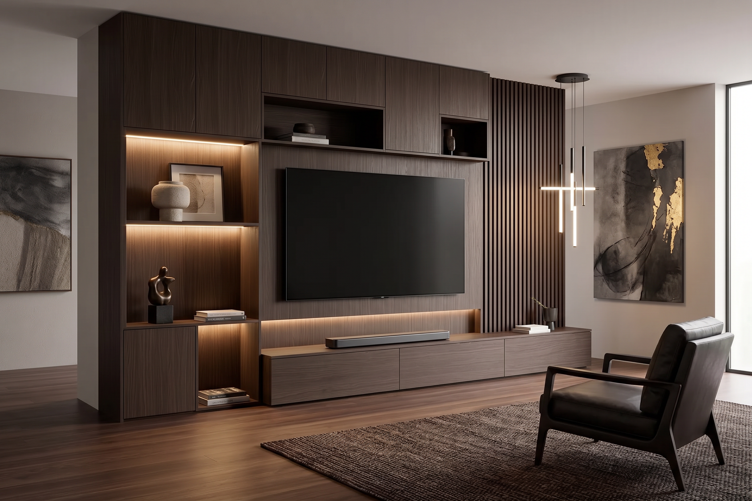 Maatwerk cinewall door Houtson